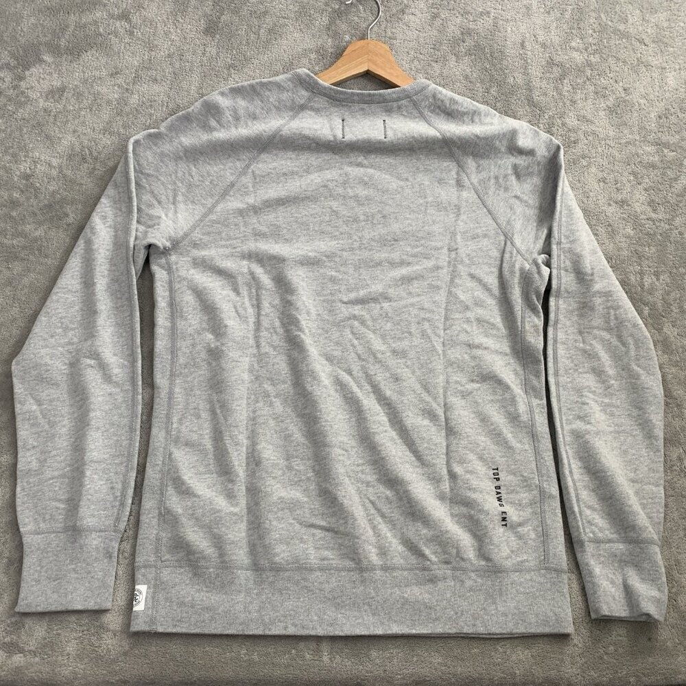Reigning Champ x Top Dawg Ent Sweatshirt Mens Large Gray Pullover Sweater Cotton - Picture 10 of 12